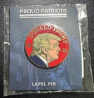 2016 Donald Trump "Proud Patriots" Lapel Pin! #45!