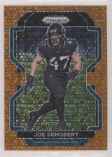 2021 Panini Prizm Orange Disco Prizm Joe Schobert #17 0q3