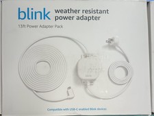 Lot of 2Weather Resistant13ft Power Adapter for Blink Mini 2 Blink Outdoor4-Whit