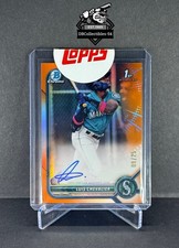 2022 Bowman Chrome Luis Chevalier 1st True Orange Auto 09/25 #CPA-LC