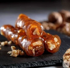 Turkish Candy, Lokum-Soudjouk 14 oz, Grapes Flavor X 2 ( Two Packages)