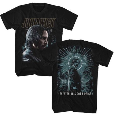 John Wick - Everythings Got A Price - American Classics - Black 2-Sided Adult Sh