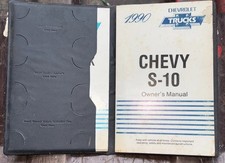 1990 CHEVROLET S-10 TRUCK ORIGINAL FACTORY OWNERS MANUAL 