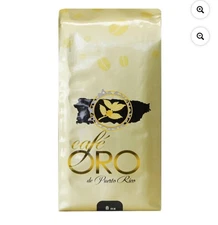 Café Oro - Authentic Puerto Rican Coffee -100% Pure. 8 oz Ground Coffee