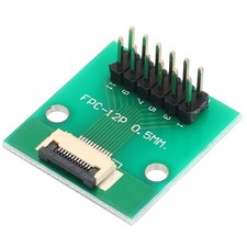 FPC Connector Board 12P 0.5mm 2.54mm to 1.0mm 2.54mm Printer PCB Converter Board