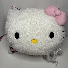 BIG Sanrio Hello Kitty 2 Pack Square Pink Decorative Pillows Free Shipping