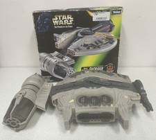 Star Wars DASH RENDAR'S OUTRIDER Ship Power Of The Force 1997 Green Box Used