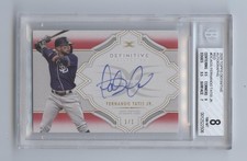 2020 Topps Definitive Red 1/1 Fernando Tatis Jr Autograph Auto Card BGS 8