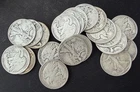 Lot of 20 Walking Liberty Half Dollars 90% Silver See pics! Storage Container