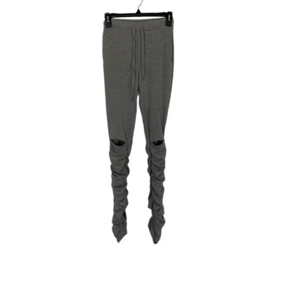 Mens Pants Fashion Nova Stacked Sweats Fashion Nova Gray Stacked