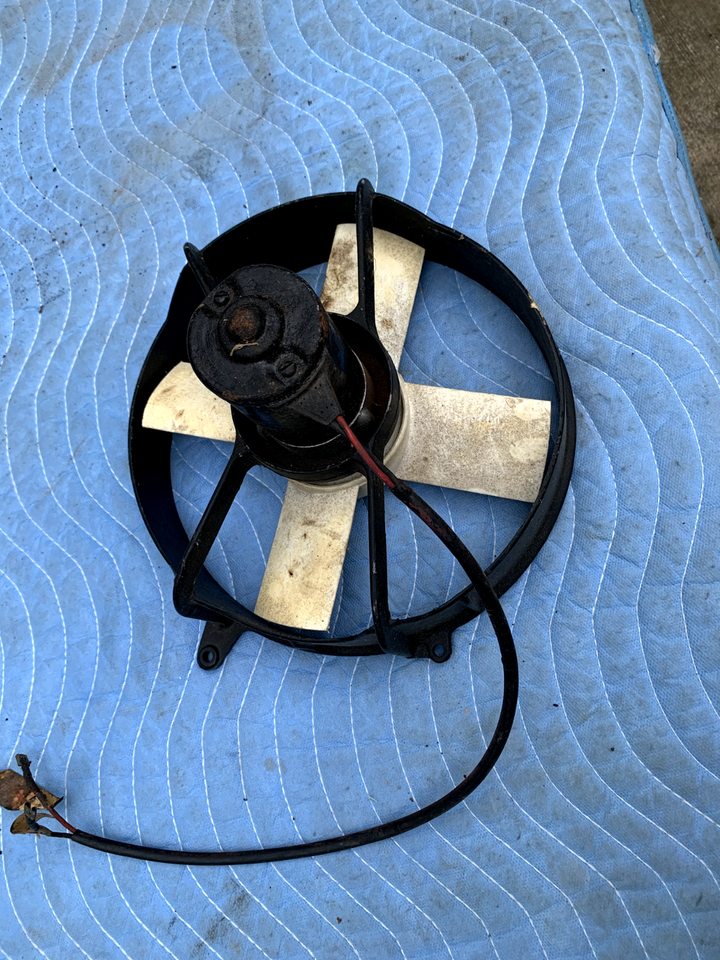 ORIGINAL FACTORY LOTUS EUROPA RADIATOR COOLING ELECTRIC FAN ASSEMBLY eBay