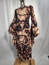 Gothic Festival Boho Bohemian Party Fairy Tie Dye Renaissance Princess dress