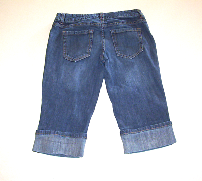 Junior Women's Mossimo Low Rise Blue Denim Capris