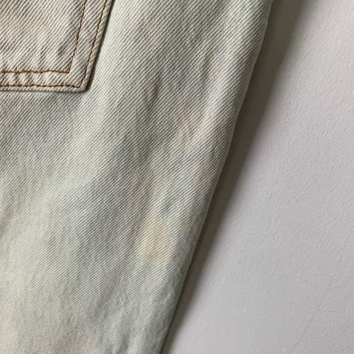 Levi's 501 CT Two Tone Bleach Custom Tapered Straight Jeans Size Women's W26 L32 - Picture 13 of 16