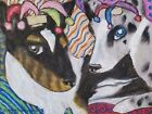 Cardigan Welsh Corgi Jester Friends Collectible 13x19 Big Print Dog pop Art