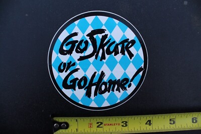Vision Skateboards Go Skate Checkered Blue OG Z50A Vintage