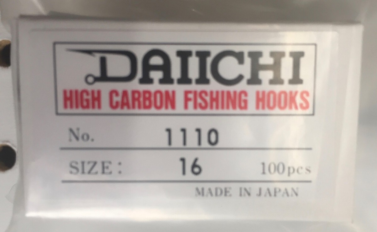 daiichi fishing hooks japan 1110 Wide Gape Dry Fly Hook 18 These hooks feature high carbon steel construction for superb strength and are hardened and tempered to an exacting formula Daiichi D82Z-7/0 Circle Wide Hooks