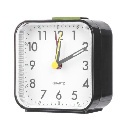 Analogue Alarm Clock Analog Loud Battey Bedside Desktop Table Silent Minimalist - Picture 13 of 16