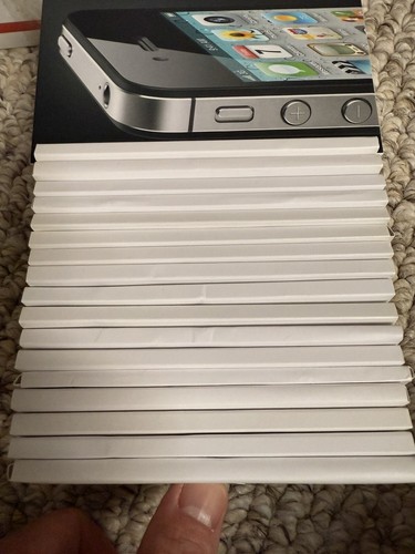 ÉNORME LOT Boîtes vides iPhone 4 d'origine - Emballage Apple d'origine pour collectionneurs - Photo 6 sur 8