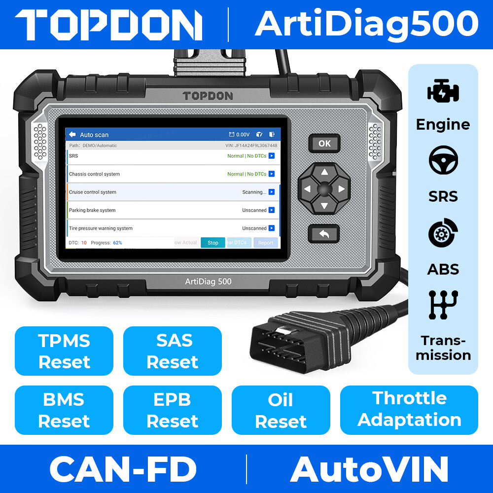 TOPDON ArtiDiag500 - Full System OBD2 Code Reader & Diagnostics | eBay