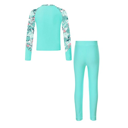 Kids Wetsuit Pool Beachwear Suit Swimwear Fashion Girls Holiday Top And Pants - Picture 65 of 76
