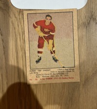 1951-52 Parkhurst #56 ROBERT “TED” LINDSAY Rookie Card - Detroit Red Wings
