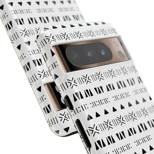 Black and White Southwestern Aztec Pattern Google Pixel Tough Cases - 第 39/131 張圖片