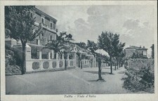 cz135 cartolina tolfa viale d'italia provincia di roma lazio