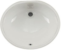 Oval Glazed Ceramic Undermount Bathroom Vanity Sink Chip Resistant In White Oval Glazed Ceramic Undermount Bathroom Vanity Sink Chip Resistant In White