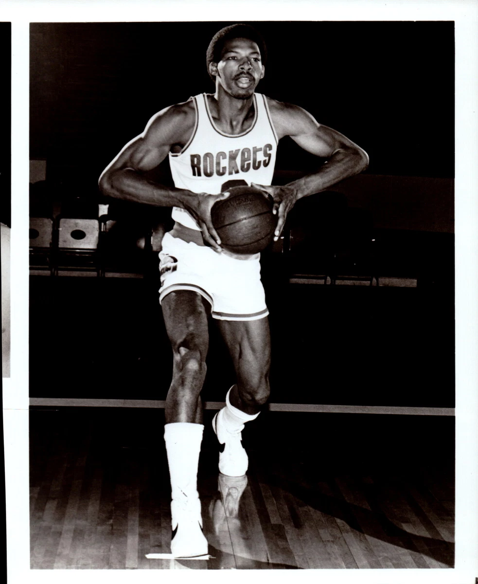 Vintage Press Photo Basketball NBA 1970s Houston Rockets Jackie Robinson