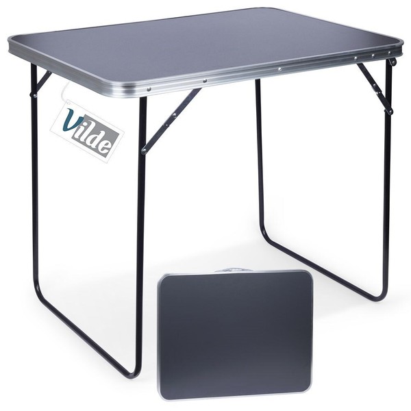 Campingtisch Klapptisch Reisetisch Gartentisch Zusammenklappbar 80X60X70 Cm-image