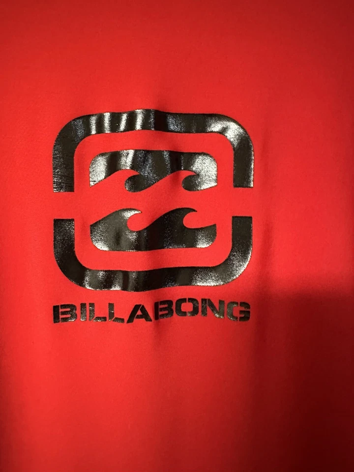 Billabong Youth Rash Guard Retro Años 90 Natación Surf Camisa, Deportes Talla L Foto 3 de 4