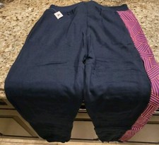 Black Panther Gym Sweatpants Medium Mens Midnight Blue Wakanda Forever Pants NEW