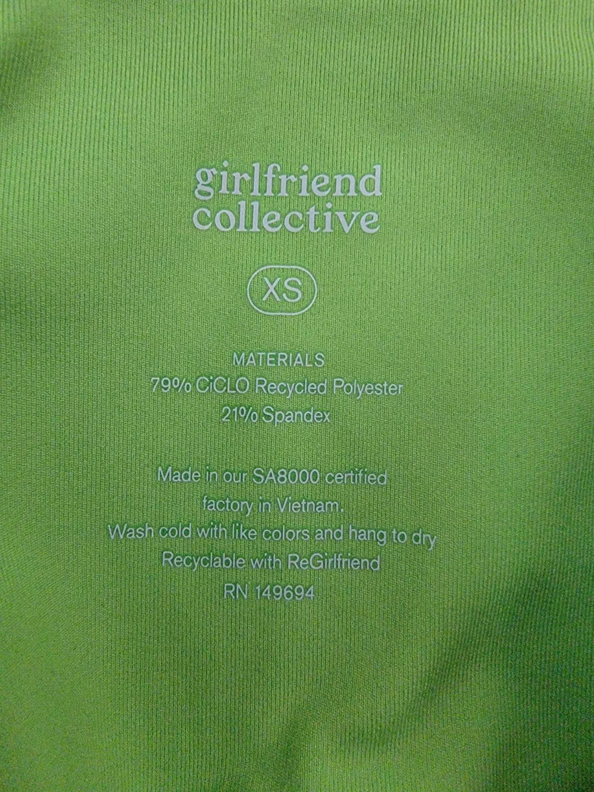 girlfriend-collective compression high rise side pockets shorts