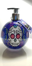 X-Large 16.9 fl oz. Day of the Dead Sugar Skull Soap Dispenser NWT