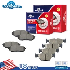 Front & Rear Ceramic Brake Pads for Subaru Legacy WRX Outback 2015 2016 - 2019
