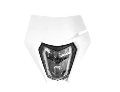 RTECH LED SCHEINWERFER ZUGELASSEN WEISS KTM EXC 250 2014-2023