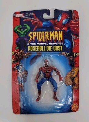 Poseable Die-Cast SPIDER-MAN SpiderMan & The Marvel Universe 2003