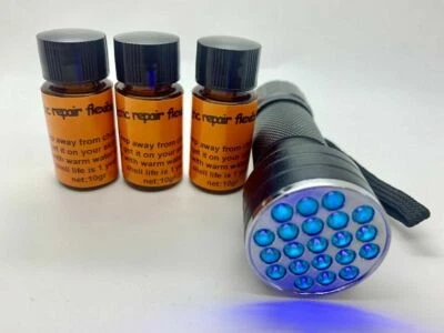 30g Colle pour réparation du plastique, pièces de voitures, électronics + 21 LED