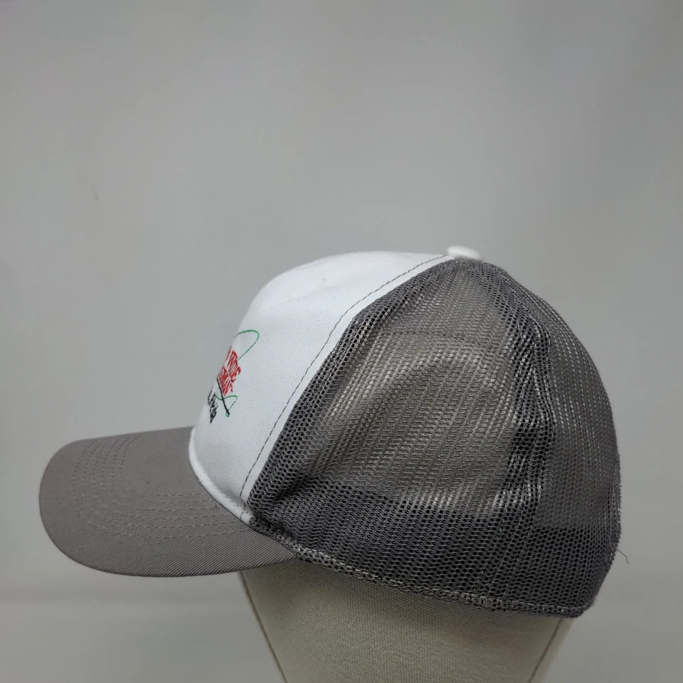 Sombrero de camionero de malla con espalda a presión para deportista mundial gris juvenil Foto 3 de 4