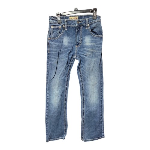 Youth Boys 14 Wrangler 20X Cowboy Jeans Adjustable Waist Stretch Slim 42BWXMD - Picture 2 of 8