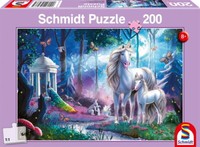 200 Teile Schmidt Spiele Kinder Puzzle Einhornstute Mit Fohlen 56486