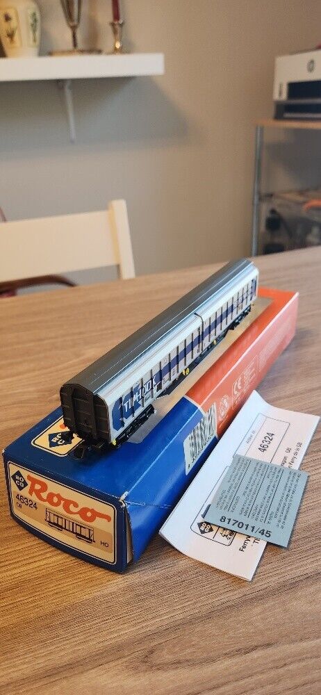 ROCO HO DC, 46324 DB Ferry Wagon Freight Car, Item# C59. | eBay ROCO HO DC, 46324 DB Ferry Wagon Freight Car, Item# C59. | eBay