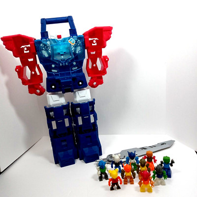 Kid Connection Robot Transporter Lights & Sounds 21'' Tall Sword Mini Robots