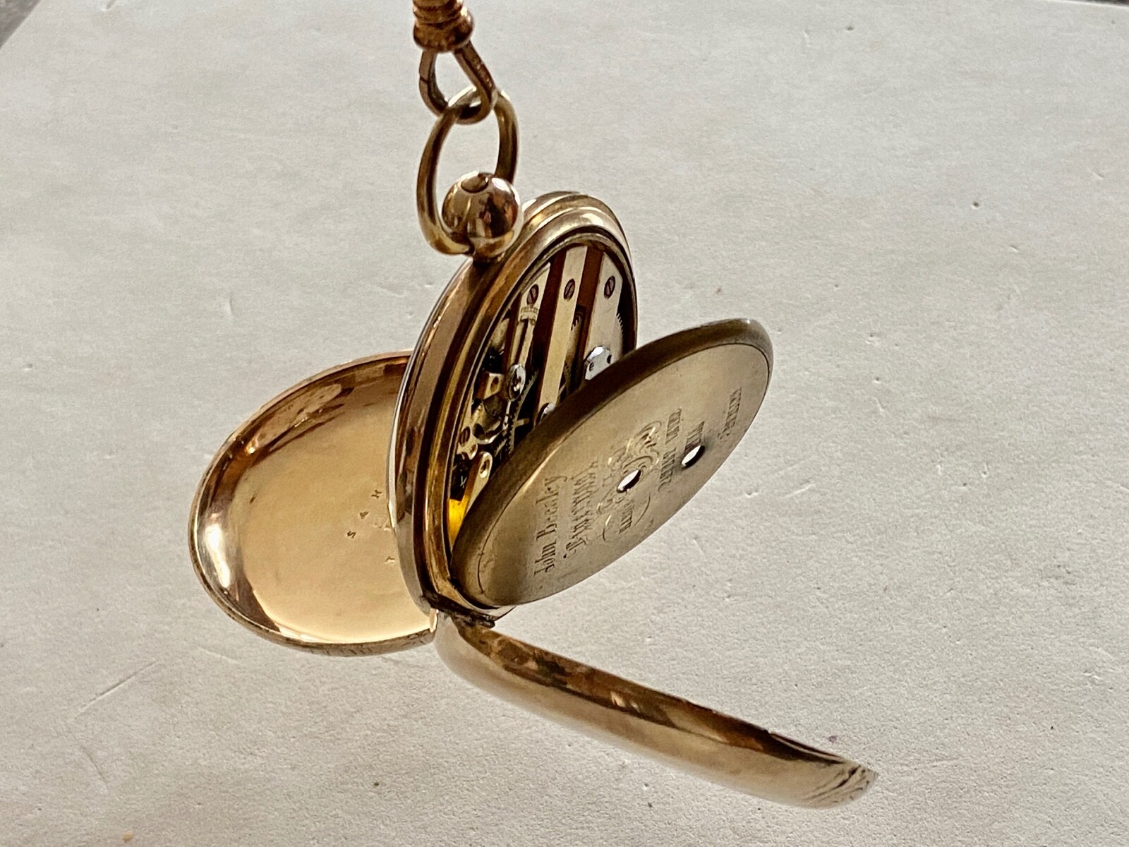 SOLID-----14K YELLOW GOLD JOHN BEESLEY LIVERPOOL … - image 6