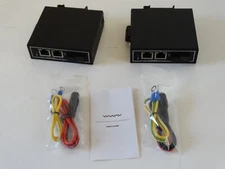 Wdh-2Et1Fx-Dc 10/100Mbps 3-Port Industrial Ethernet Media Converter With Din R