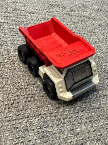 Vintage 1960's Tonka Tote Mini Thumper Dumper Dump Truck Red And White