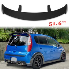 For Mitsubishi Colt Hatch 51.6" Car Matte Black Rear Roof Spoiler Kit Tail Wing