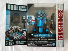 Transformers AUTOBOT SQWEEKS Allspark Tech Starter Pack-Cube Pwr Figure NEW TB4