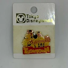 Tokyo Disney Resort Pin Tokyo Disney Land Old Design Minnie In Toon Town JAPAN